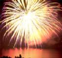 Fire works at festivals - Lake Zürich region
