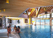 Das neue Thermalbad von Ovronnaz.