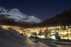 Leukerbad by night