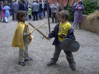 Mittelalterliches Volksfest im Schloss
