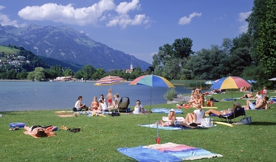 Beach in Sachseln