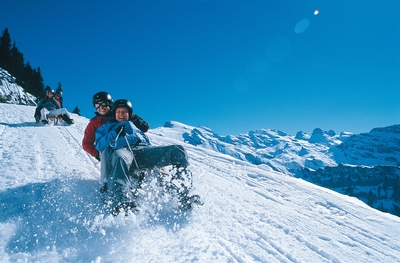 Schlittelpiste Engelberg - Brunni