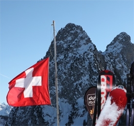 Skiing in the Haggenegg Ski Area - Lake Zurich region