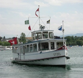 MS Etzel - Motorschiff - Zürich - Region Zürichsee