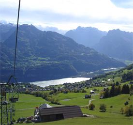 Chairlift Mattstock - Amden - Lake Zurich region
