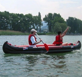 Miete von Kanu, Kajak, Raftboote, etc. in Schmerikon - Region Zürichsee