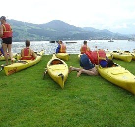 Miete von Kanu, Kajak, Raftboote, etc. in Schmerikon - Region Zürichsee