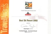 Auszeichnung Telegraph Travel Awards 2002