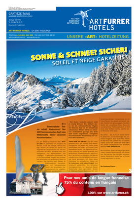 Sonne & Schnee? Sicher!