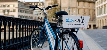 Züri Rollt Gratis Veloverleih Züri Rollt Gratis Veloverleih