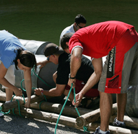 Raft Building on the Reuss River Raft Building on the Reuss River