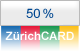 50% con ZürichCARD 50% con ZürichCARD