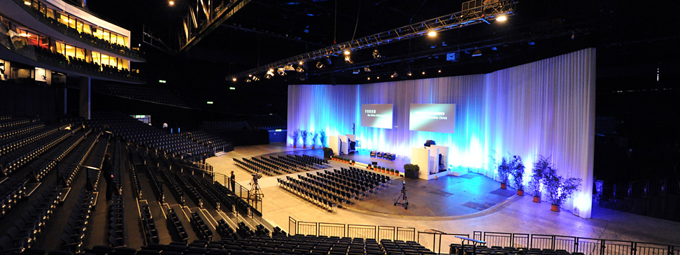 ...to the multifunctional event hall.