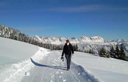 Winterwandern in Flumserberg