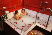 Romantisches Bad für 2 im Spahouse