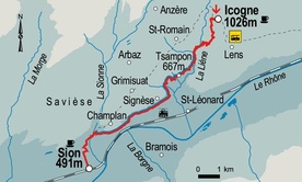 Bisse de Clavau - Sion Bisse de Clavau - Sion
