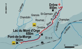 Bisse de Lentine e Bisse du Mont d'Orge - Sion Bisse de Lentine e Bisse du Mont d'Orge - Sion