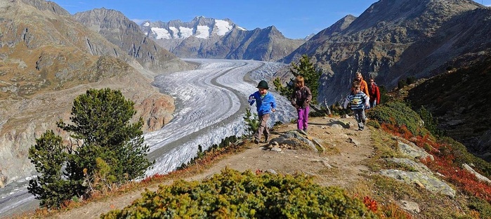 Le grand glacier d'Aletsch Le grand glacier d'Aletsch