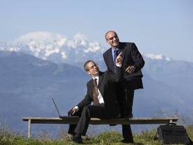 Congresses and seminars  in Crans-Montana panoramic view