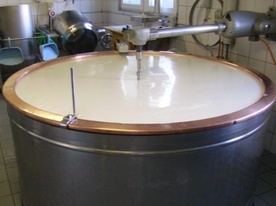 Culinary activity cheese production in Torrentalp Leukerbad 