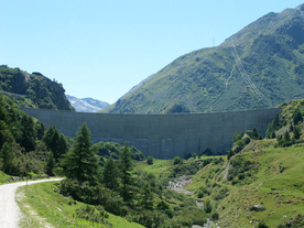 Les Toules Dam - Great St Bernard