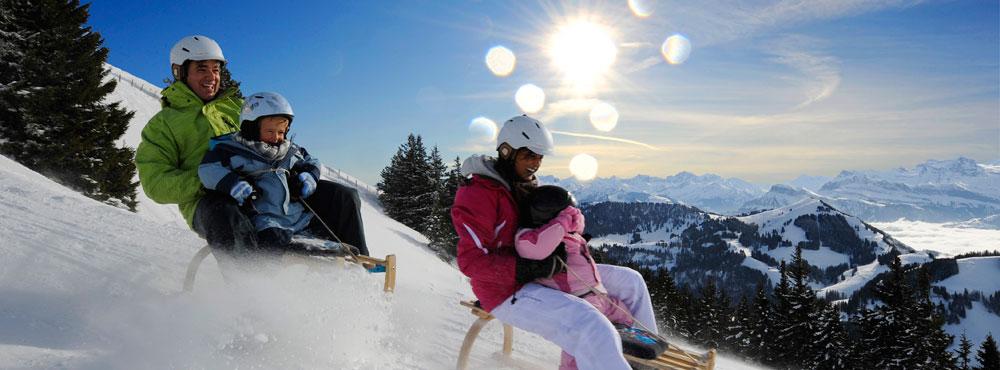 sledding Mt. Rigi