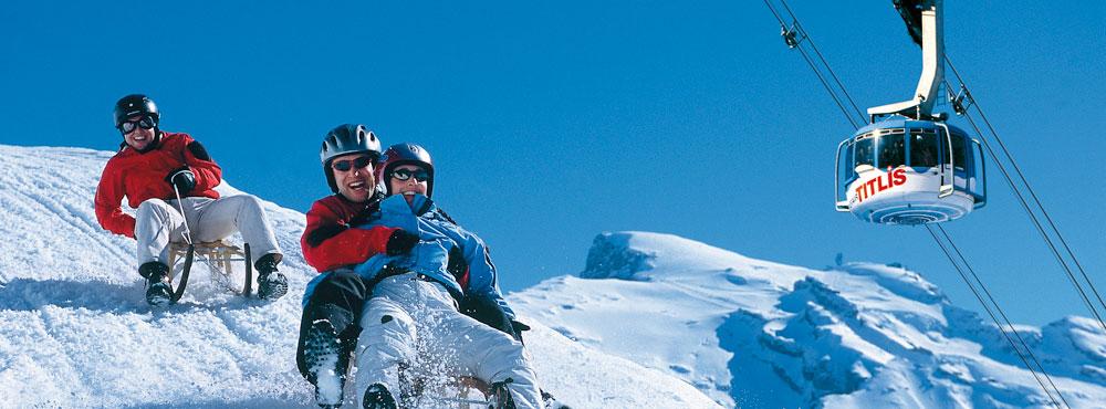 Sledding Mt.Titlis