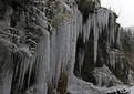 Eiszapfenlandschaft im Kleinen Melchaatobel bei Giswil OW