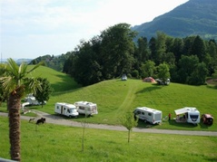 Camping auf dem Bauernhof, Weggis