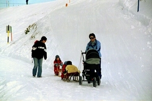 Winterwanderweg auf Klewenalp