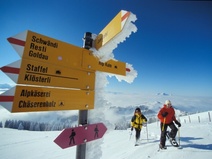 Schneeschuhlaufen, Rigi