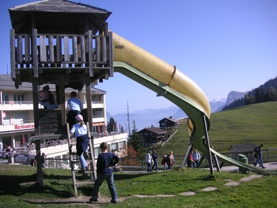 Spielplatz auf Klewenalp