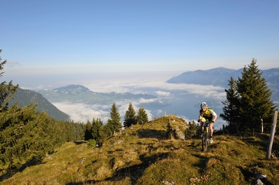 Biker im Gebiet Klewenalp-Stockhütte