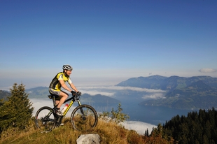Biker im Gebiet Klewenalp-Stockhütte