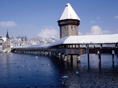 Kapellbrücke mit Wasserturm, Luzern