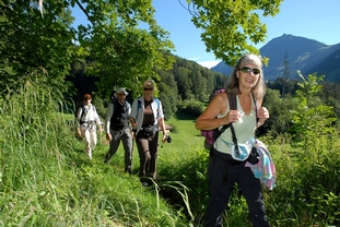 Hiking on Sbrinz cheese trail