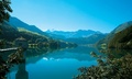 Fischen im Lungerersee Fischen im Lungerersee