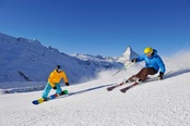 Skiing and Snowboarding: The Matterhorn always in sight.