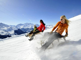 La pista per slittini più lunga della Svizzera romanda – La Tzoumaz