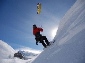 Snowkiting - Brig Snowkiting - Brig