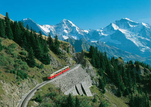 Schynigge Platte - nostalgique train à crémaillère