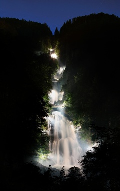 Giessbachfälle in der Nacht Giessbachfälle in der Nacht