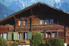 Dorfrundgang Bönigen - altes Haus Dorfrundgang Bönigen - altes Haus