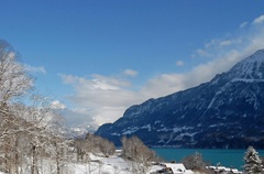 Ringgenberg - Goldswil - Niederried - Typical regional chalet villages at the shores of Lake Brienz