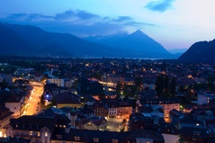 Interlaken en nuit Interlaken en nuit
