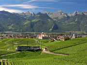 Vue sur le Château d'Aigle © J. Crespo