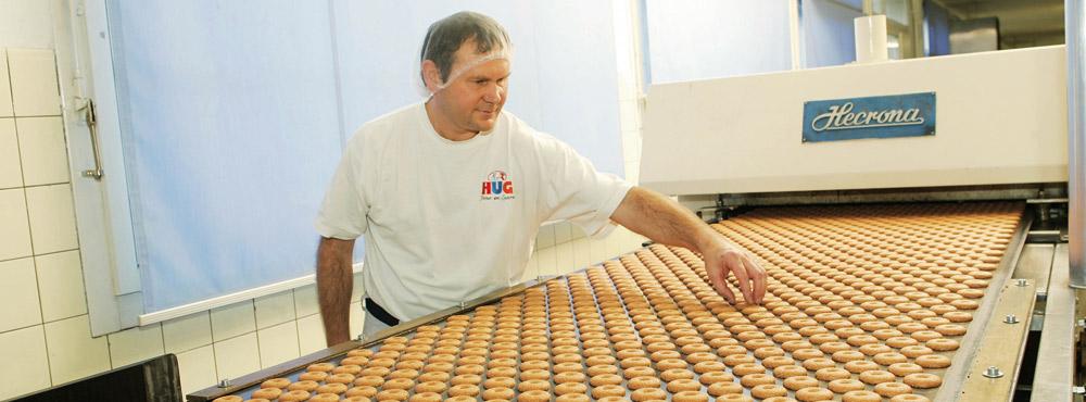 Produktion Willisauer Ringli Hug AG Willisau