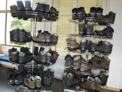 La station de location mobile de chaussures
