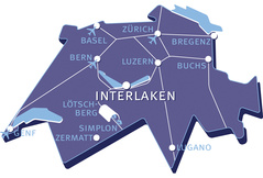 Karte Schweiz