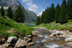 Bannalpsee Bach